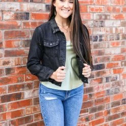 VERVET By Flying Monkey The Austin Denim Jacket Outerwear