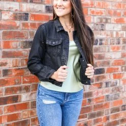 VERVET By Flying Monkey The Austin Denim Jacket Outerwear