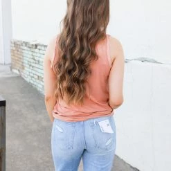 Doe & Rae The Jersey Satin Tank Medium