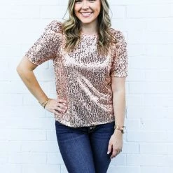 Vine & Love The Shali Sequin Top Small 11 Vine & Love The Shali Sequin Top Small