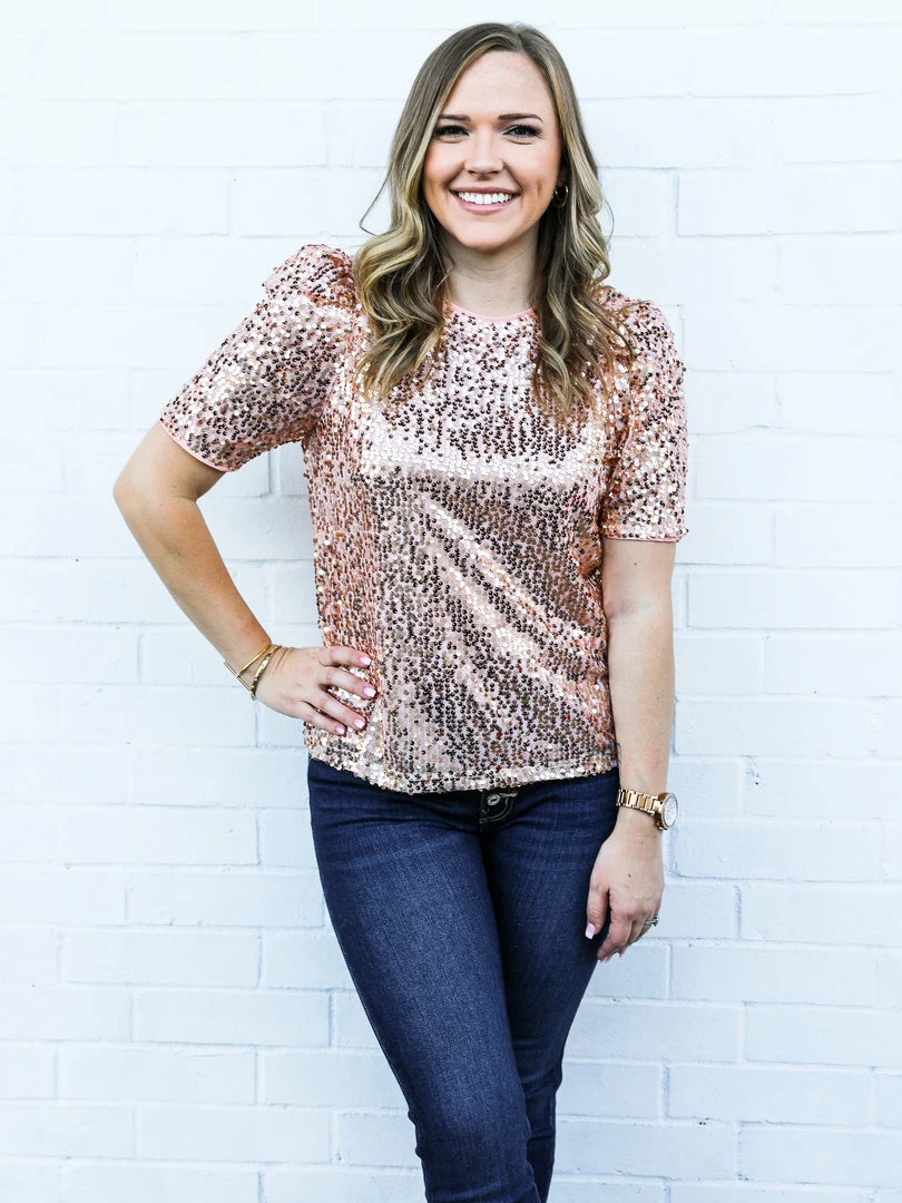 Vine & Love The Shali Sequin Top Small 4 Vine & Love The Shali Sequin Top Small