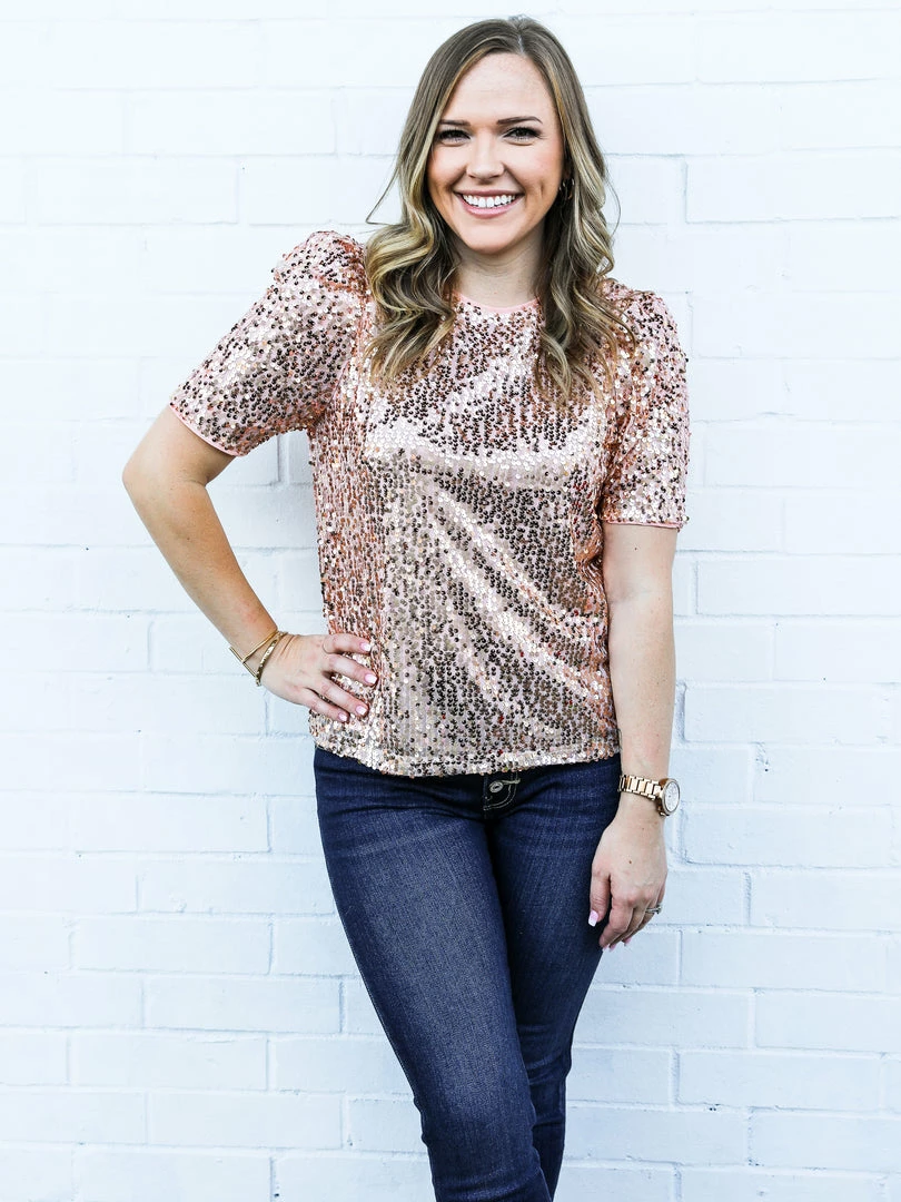 Vine & Love The Shali Sequin Top Small 5 Vine & Love The Shali Sequin Top Small