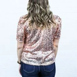 Vine & Love The Shali Sequin Top Small 10 Vine & Love The Shali Sequin Top Small