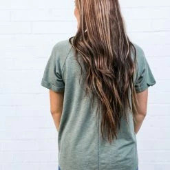 Cozy Co. The Folded Sleeve Top Small 15 Cozy Co. The Folded Sleeve Top Small