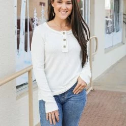 Blue Buttercup Small The Button Thread Top