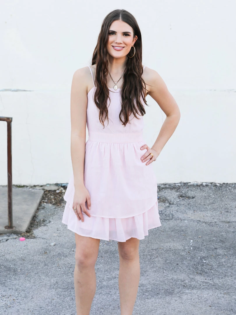 Doe & Rae The Blush Layered Dress Large 5 Doe & Rae The Blush Layered Dress Large