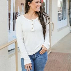 Blue Buttercup Small The Button Thread Top