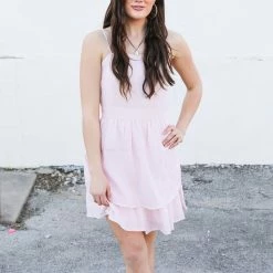 Doe & Rae The Blush Layered Dress Large 11 Doe & Rae The Blush Layered Dress Large