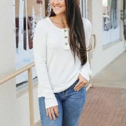 Blue Buttercup Small The Button Thread Top