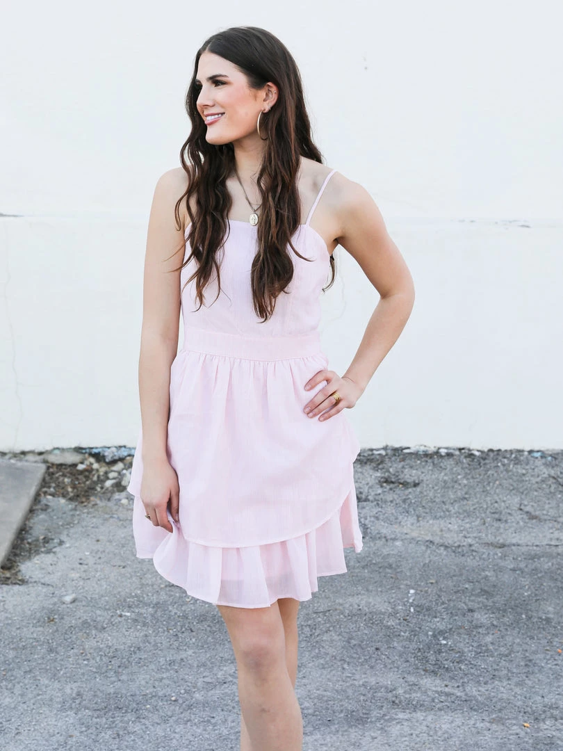 Doe & Rae The Blush Layered Dress Large 4 Doe & Rae The Blush Layered Dress Large