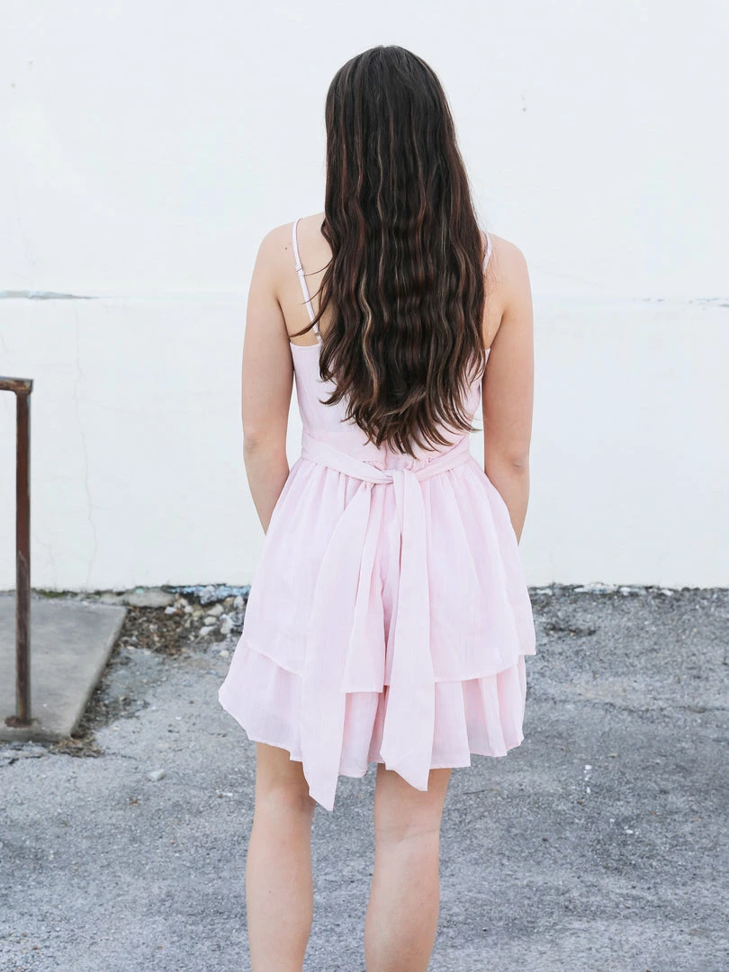 Doe & Rae The Blush Layered Dress Large 7 Doe & Rae The Blush Layered Dress Large