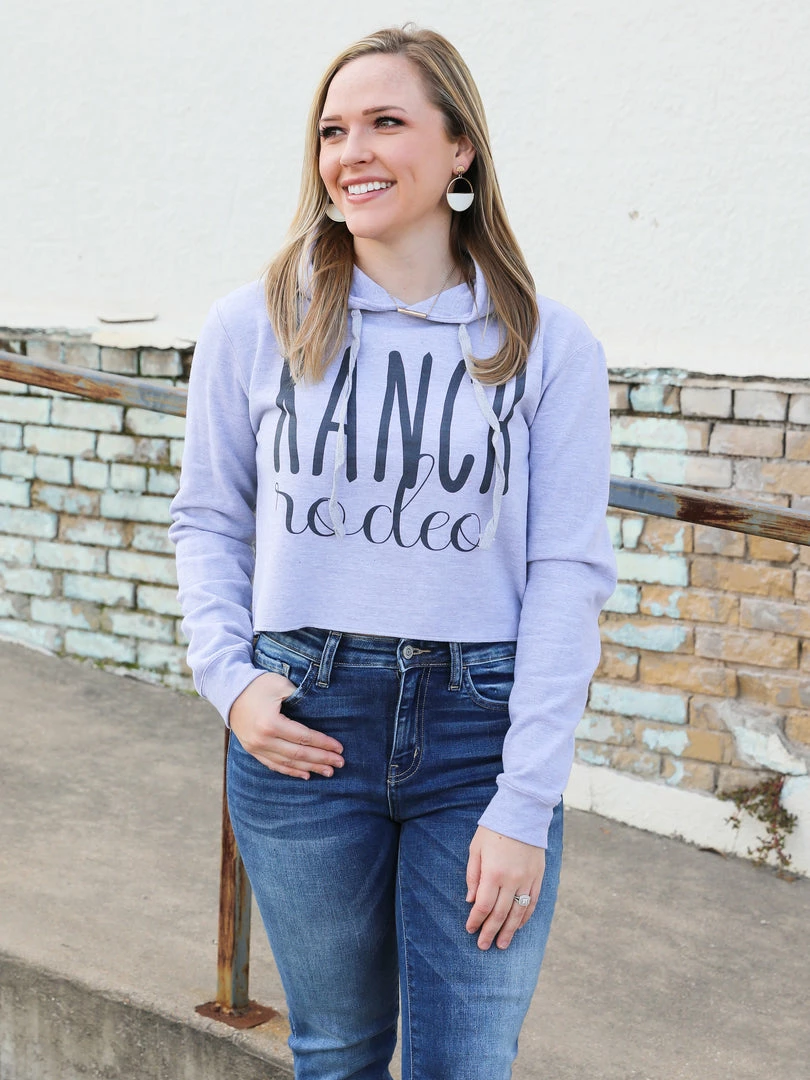 Four B Custom Designs Ranch Rodeo Cropped Hoodie Small 7 Four B Custom Designs Ranch Rodeo Cropped Hoodie Small