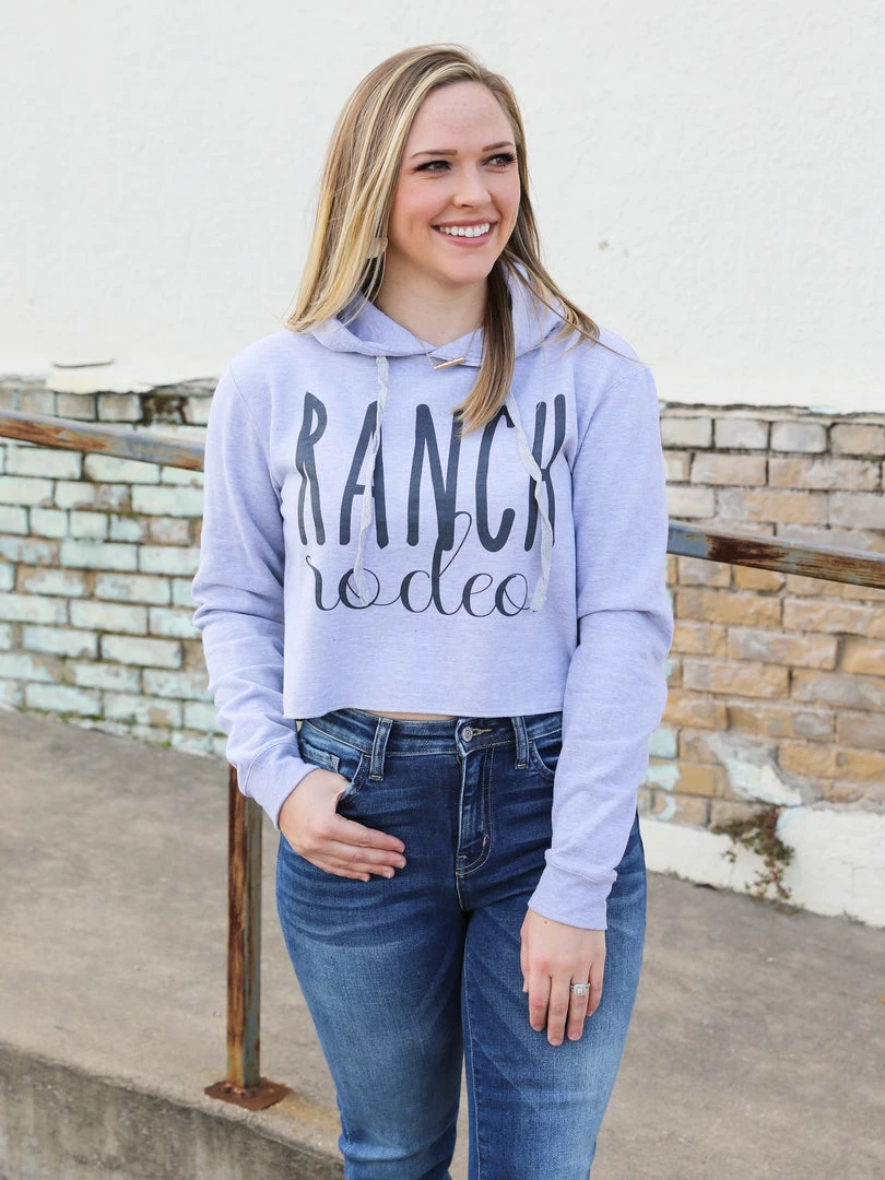 Four B Custom Designs Ranch Rodeo Cropped Hoodie Small 3 Four B Custom Designs Ranch Rodeo Cropped Hoodie Small