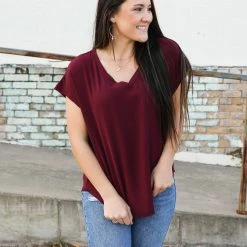 What The Ashley V Neck Top