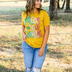 Lucky & Blessed Tacos & Cold Cervezas Tee