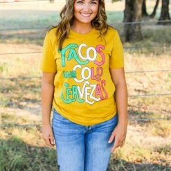 Lucky & Blessed Tacos & Cold Cervezas Tee