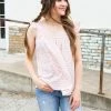 Ces Femme Small The Ruffle Smocked Tank