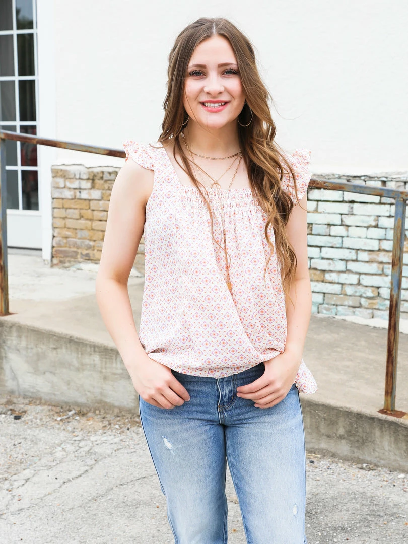 Ces Femme Small The Ruffle Smocked Tank 7 Ces Femme Small The Ruffle Smocked Tank