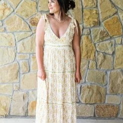 In Loom Small The Tiered Tie Strap Dress