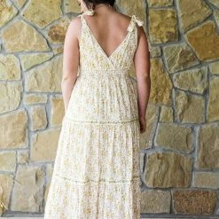 In Loom Small The Tiered Tie Strap Dress