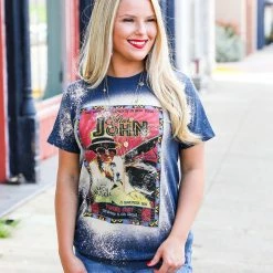 New Vintage The Elton John Bleached Tee