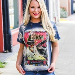 New Vintage The Elton John Bleached Tee