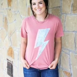Zutter Small Pastel Bolts Tee