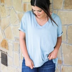 LA MIEL The Cool Jersey Knit Tee