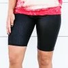 Cherish Large Snakeskin Biker Shorts