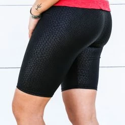 Cherish Large Snakeskin Biker Shorts