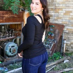 Blue Buttercup The Cutout Top Small