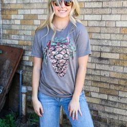 Texas True Threads Graphic Tees & Tanks Callies Pinecone Tee