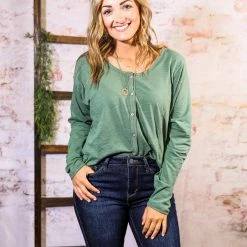 Wishlist The Sam Button Top