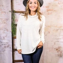 Andree By Unit The Striped Knit Tunic