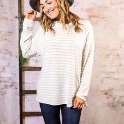 Andree By Unit The Striped Knit Tunic