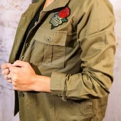 American Fit The Floral Patch Jacket Small