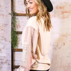 Andree By Unit Small The Knit Blush Top