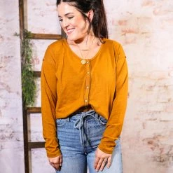 Wishlist The Sam Button Top