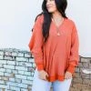 Trend Notes The Vintage Washed Knit Top Large