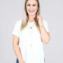 Baevely The Best Side Slit Top