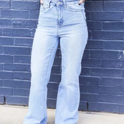 VERVET By Flying Monkey The Moonlight High Rise Flare Jean