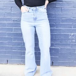 VERVET By Flying Monkey The Moonlight High Rise Flare Jean