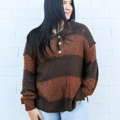 Hailey&Co The Oversized Striped Sweater Small