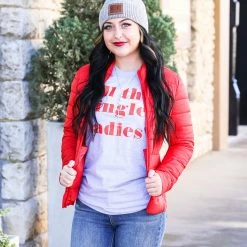 Crazy Cool Threads All The Jingle Ladies Tee Small