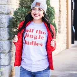 Crazy Cool Threads All The Jingle Ladies Tee Small