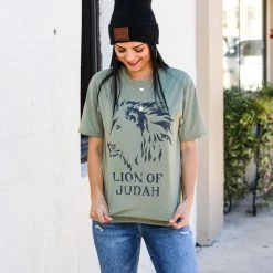Crazy Cool Threads Small Lion Of Judah Tee