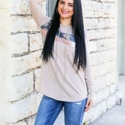 7th Ray The Jenny Hooded Top