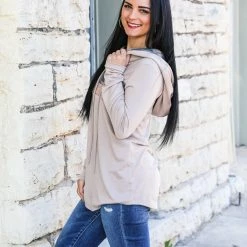 7th Ray The Jenny Hooded Top