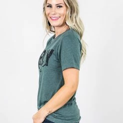 Crazy Cool Threads Large Army Wife Tee