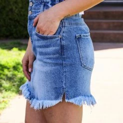 Large Kancan Lexi Denim Skirt